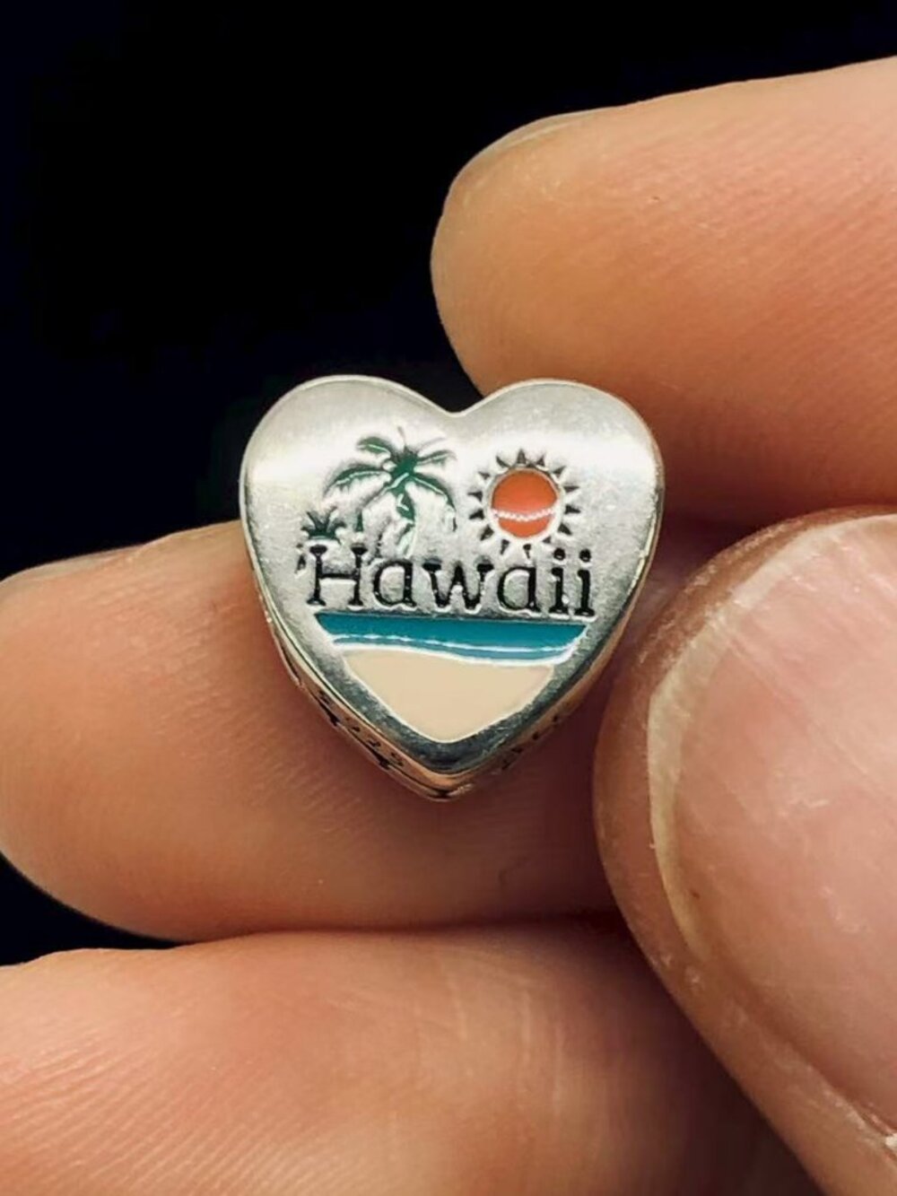 ✨🔥Pandora Hawaii Beach Travel Vacation Heart Charm